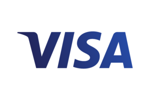 Bildet viser logoen til Visa.