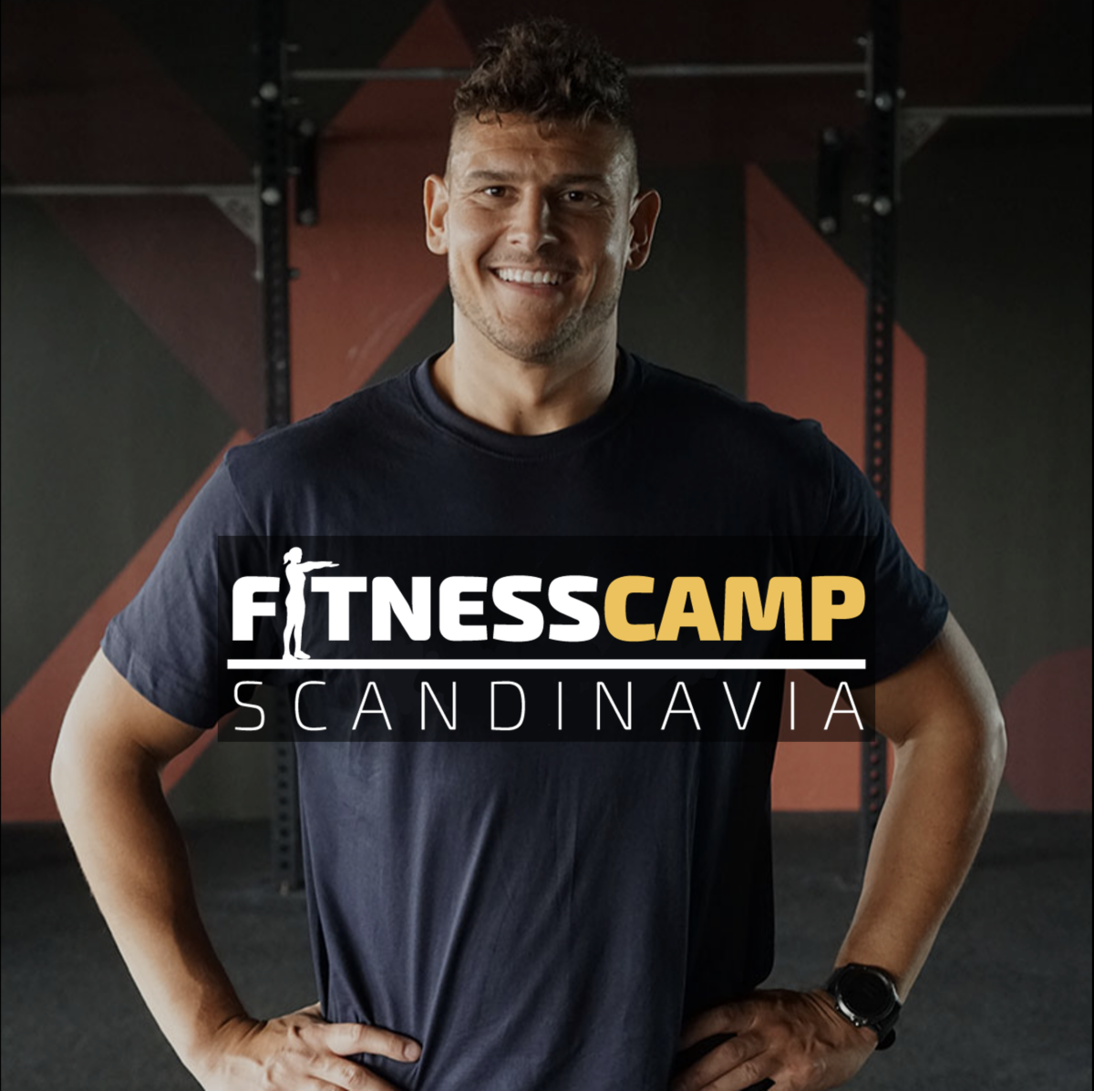 Magnus Frantzen med logo for FitnessCamp Scandinavia