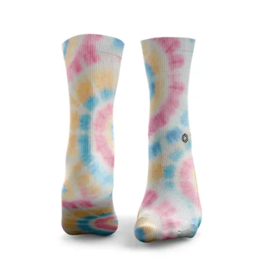hexxee sokker med regnbue/ batikk-mønster