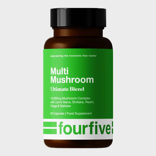 Multi mushroom, Lion's mane Shitake, Reishi, Chaga og Maitakel, for aktive kropper
